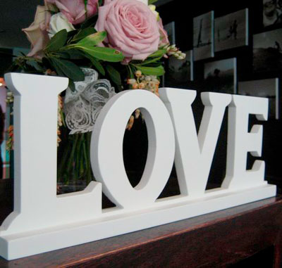 Love wedding decorations