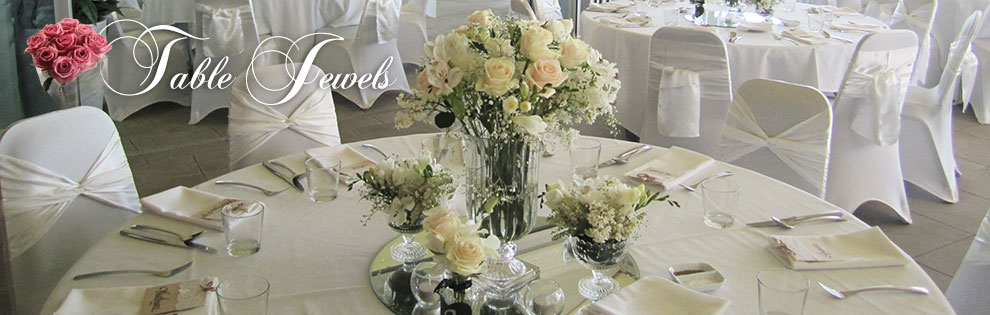 Table Jewels - Gold Coast wedding decorators