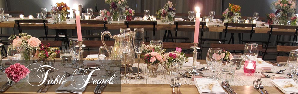 Table Jewels - Gold Coast wedding decorators