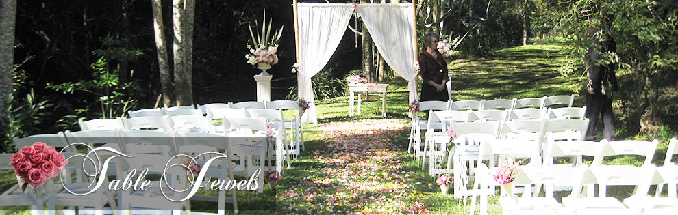 Table Jewels - Gold Coast wedding decorators