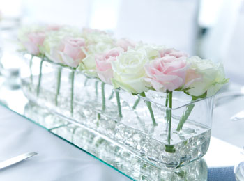Floral Table Decoration for a Gold Coast Wedding